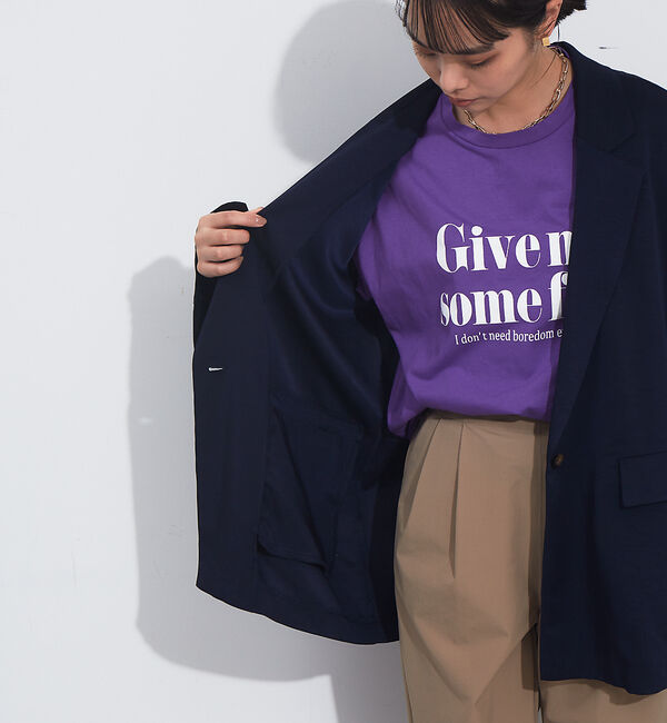 NOMINE「スリットスリーブルーズジャケット」|テーラードジャケット|