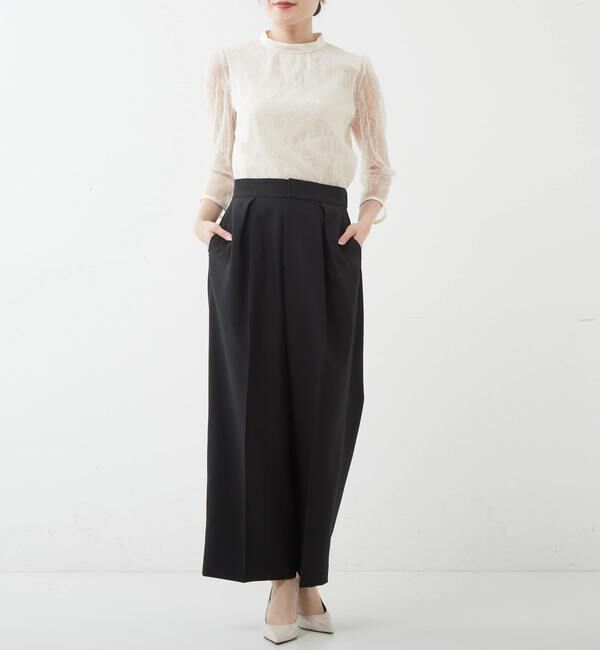 TIARA「センタープレスワイドパンツ」|その他|