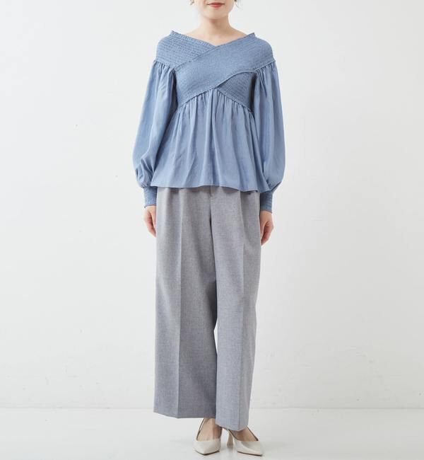 TIARA「センタープレスワイドパンツ」|その他|