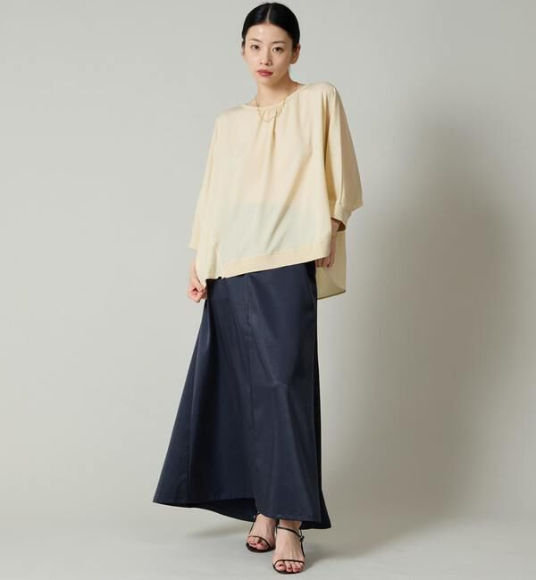 Liesse「シフォンコンビドルマンニット」|ニット・セーター|