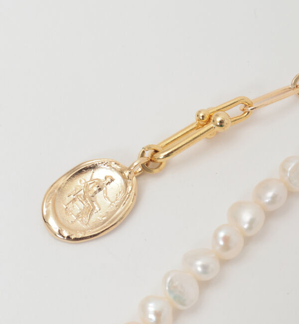 Liesse「《別注》【EO/イオ】コインパールネックレス（BO26SS-08）」|ネックレス|