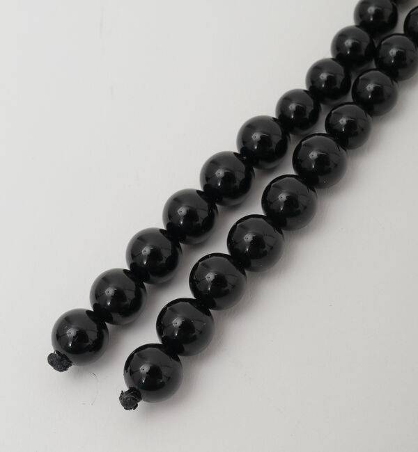 Liesse「《別注》【EO/イオ】オニキスネックレス（BO24AW-10）」|ネックレス|