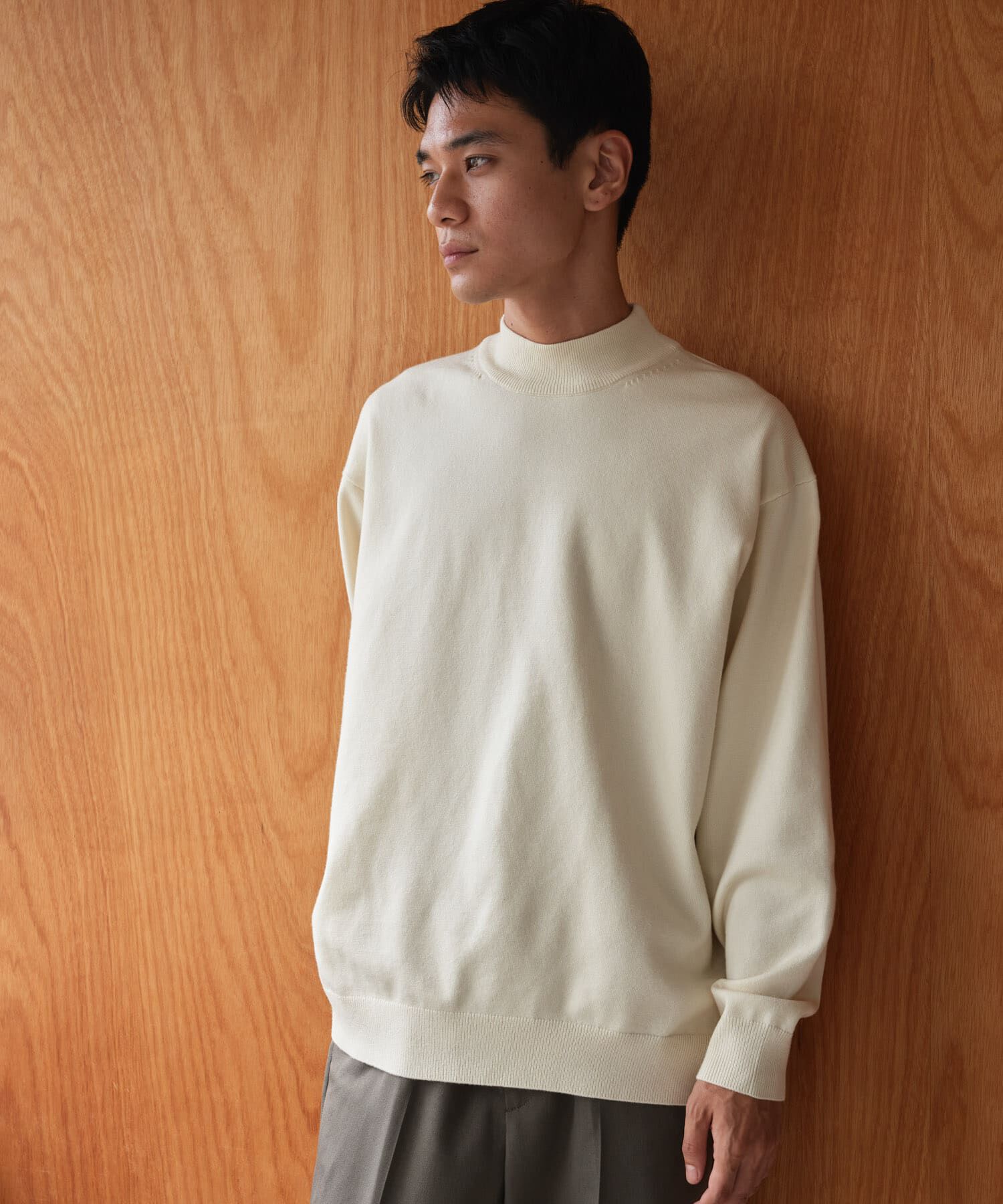 URBAN RESEARCH DOORS「『仁村紗和さん着用』『UR TECH 200日ニット』 モックネック」|ニット・セーター|