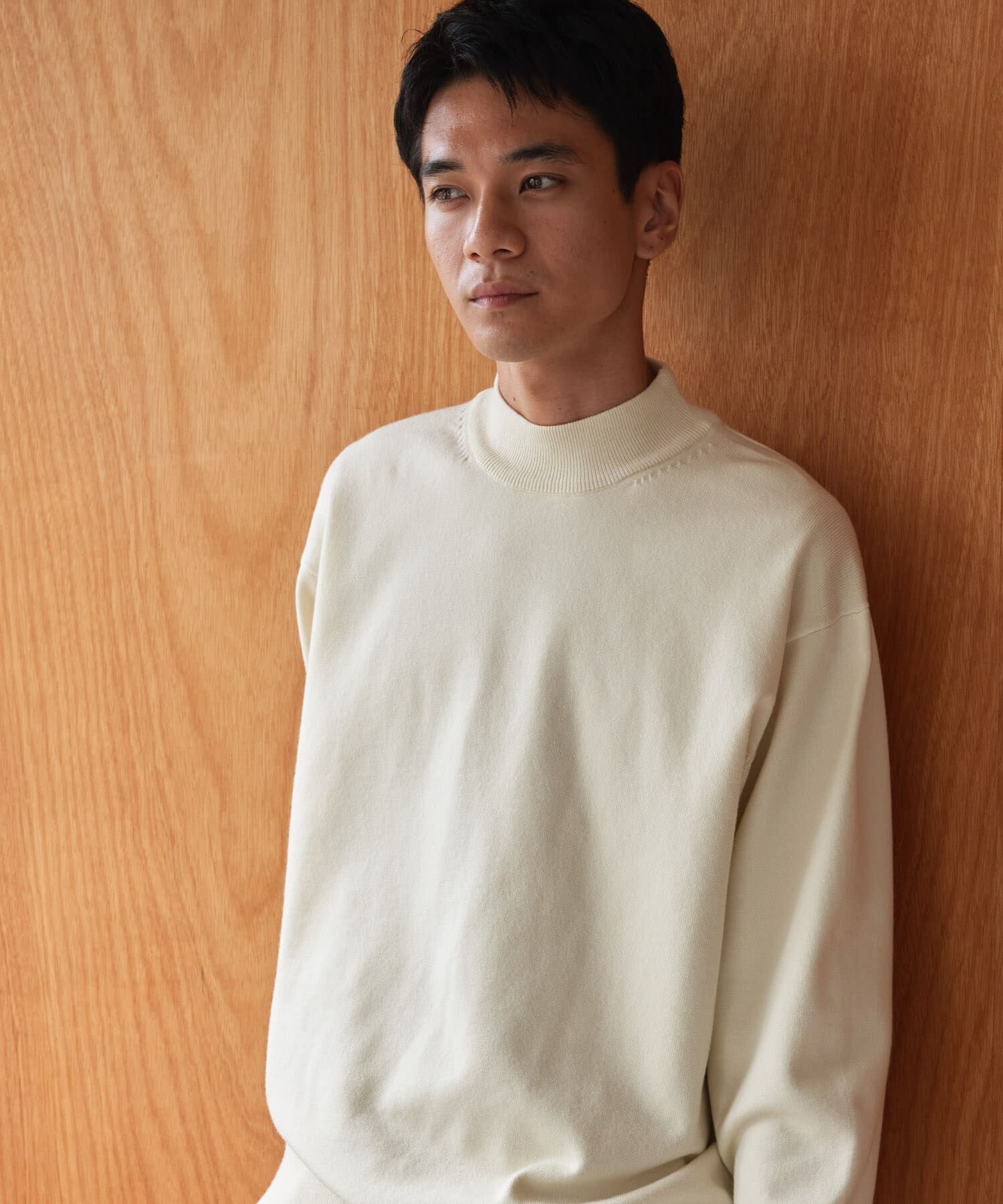 URBAN RESEARCH DOORS「『仁村紗和さん着用』『UR TECH 200日ニット』 モックネック」|ニット・セーター|