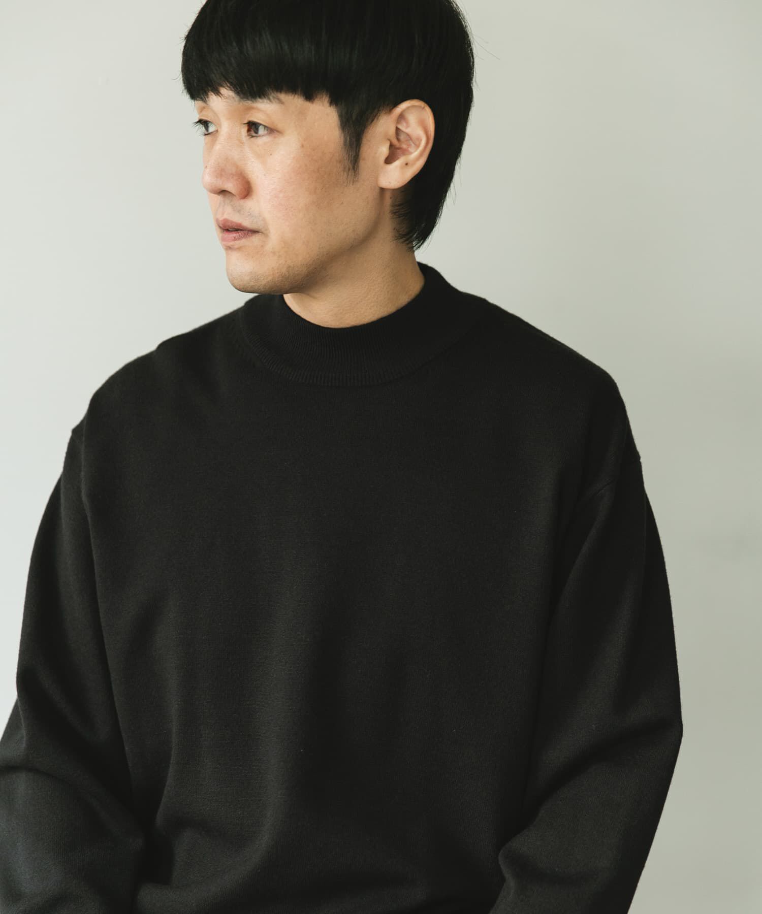 URBAN RESEARCH DOORS「『仁村紗和さん着用』『UR TECH 200日ニット』 モックネック」|ニット・セーター|
