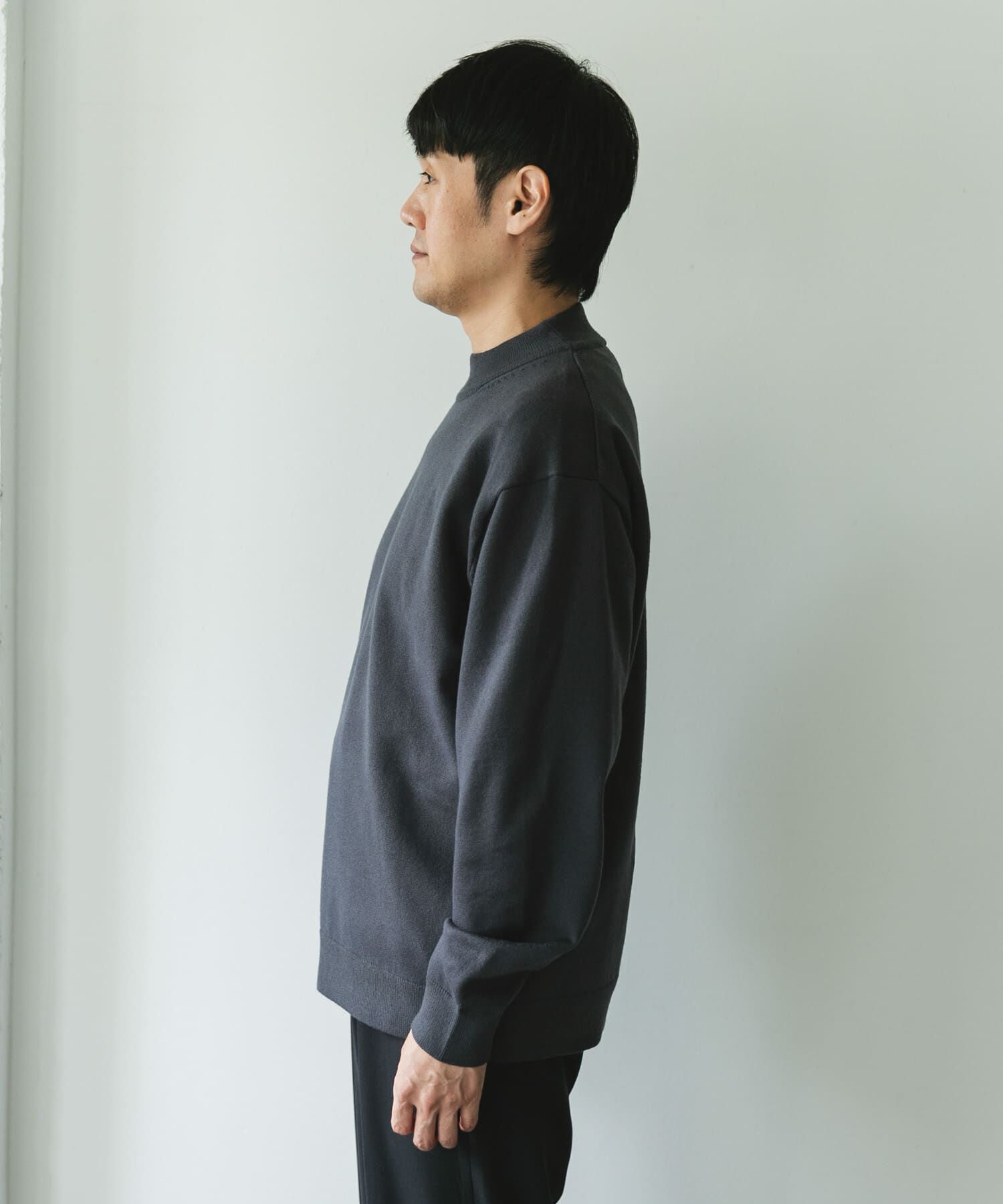 URBAN RESEARCH DOORS「『仁村紗和さん着用』『UR TECH 200日ニット』 モックネック」|ニット・セーター|