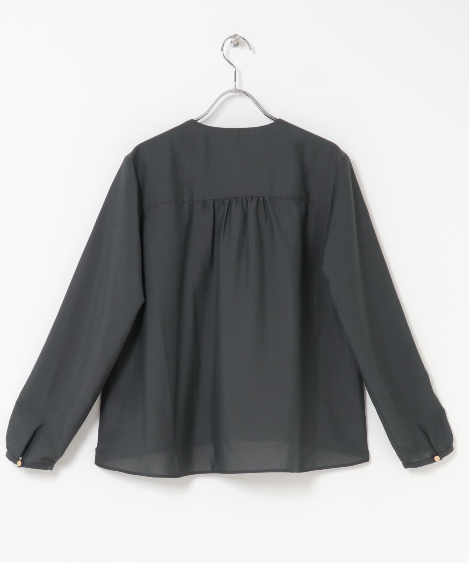 URBAN RESEARCH ROSSO「ウォッシャブルVネックフレアブラウス」|シャツ・ブラウス|