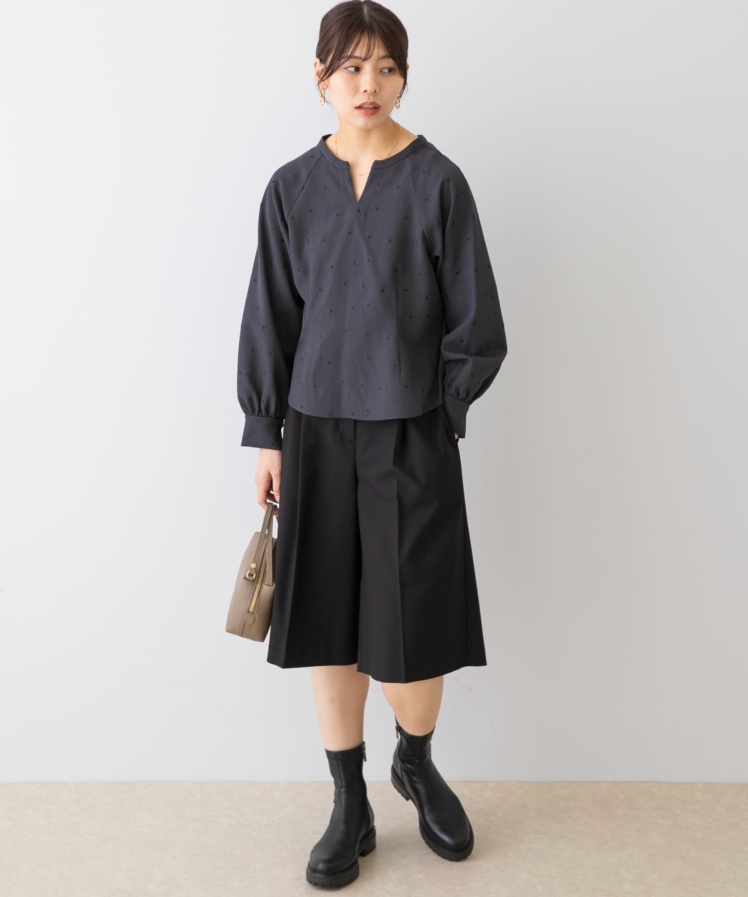 URBAN RESEARCH ROSSO「F by ROSSO　ハート刺繍2WAYブラウス」|シャツ・ブラウス|