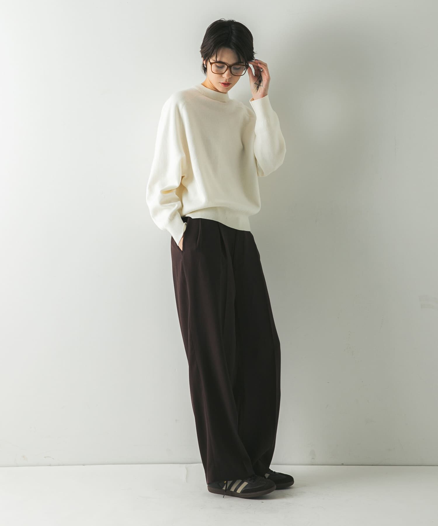 URBAN RESEARCH「コットンカシミヤスウェットニット」|ニット・セーター|