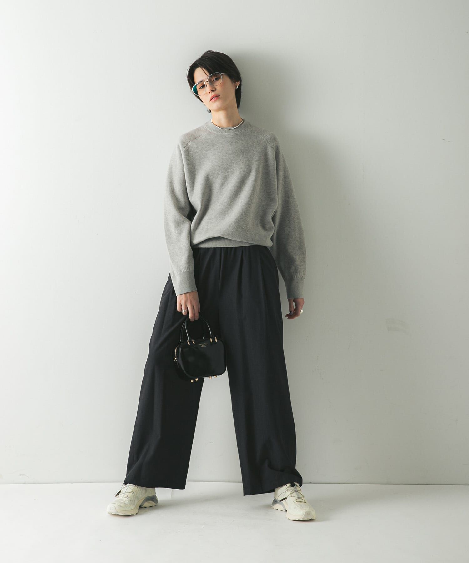 URBAN RESEARCH「コットンカシミヤスウェットニット」|ニット・セーター|