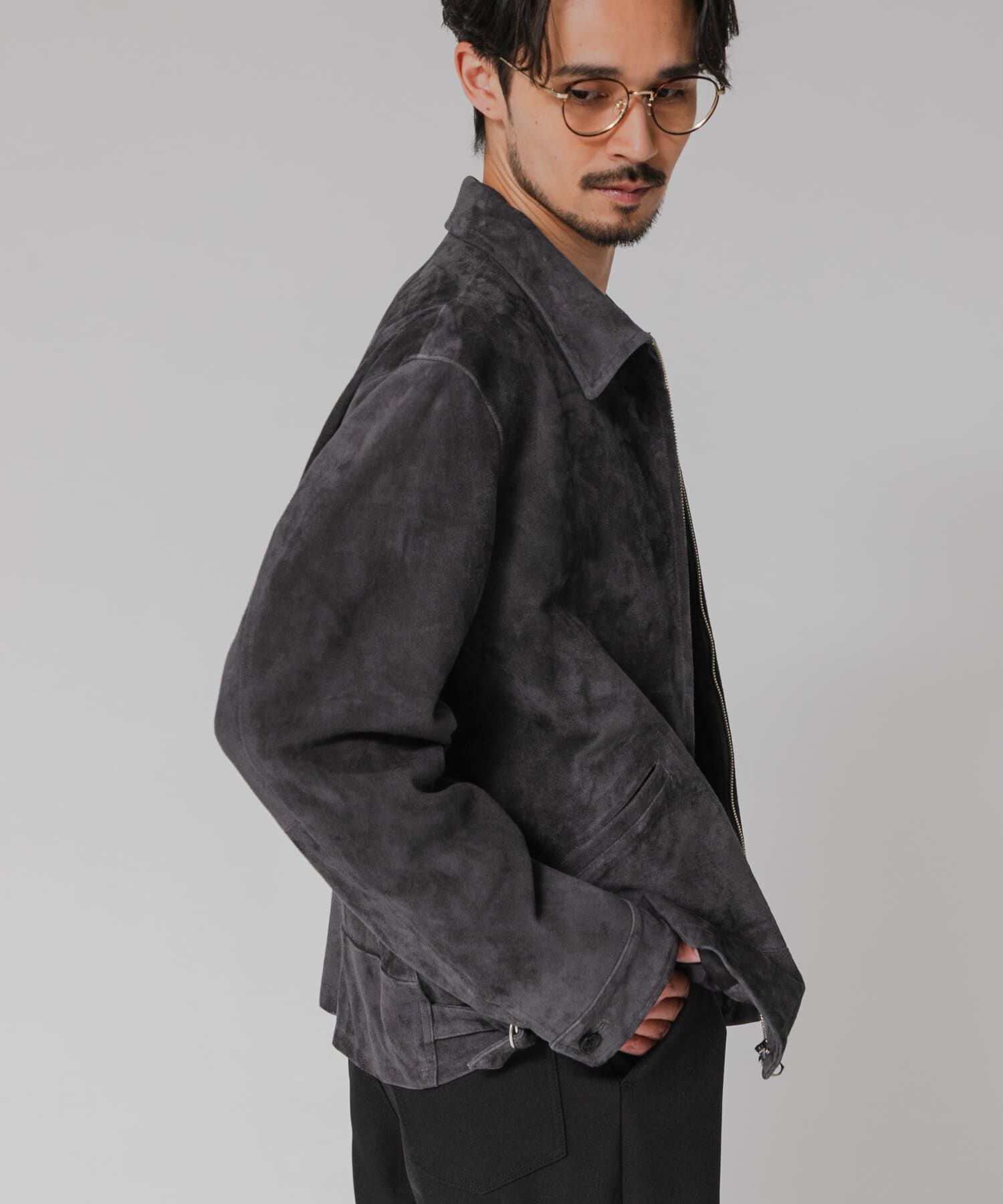 URBAN RESEARCH「GOAT SUEDE SPORTS JACKET」|ブルゾン・スタジャン|