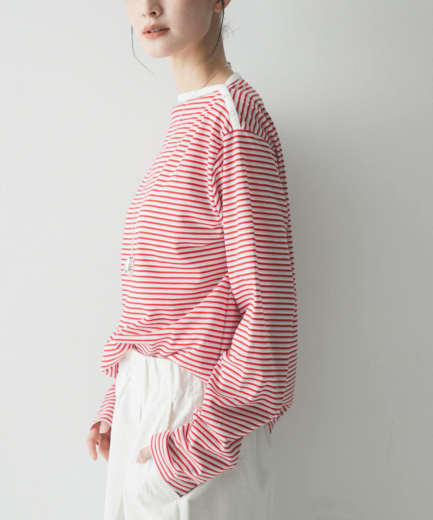 URBAN RESEARCH「マルチボーダー2WAYカットソー」|Tシャツ・カットソー|