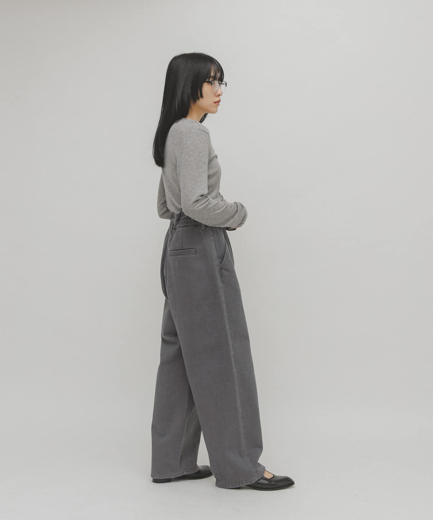  「フリルウエストツイルパンツ」|その他|