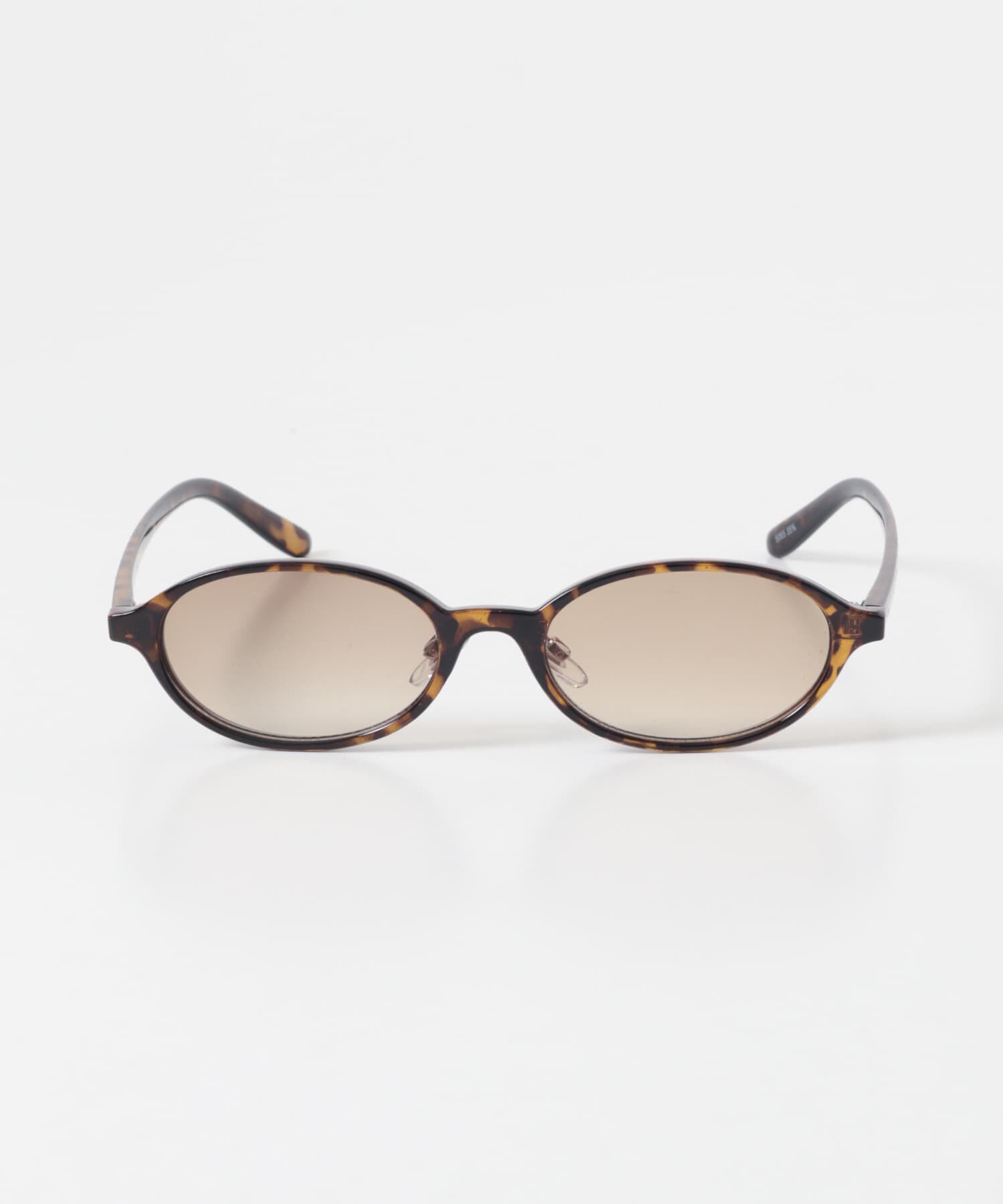  「オーバルフレームサングラス」|メガネ|