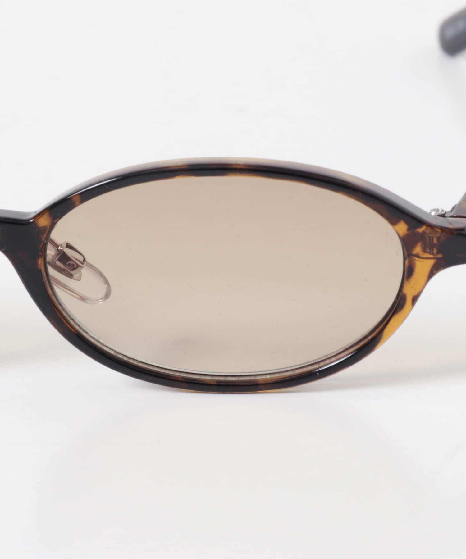  「オーバルフレームサングラス」|メガネ|