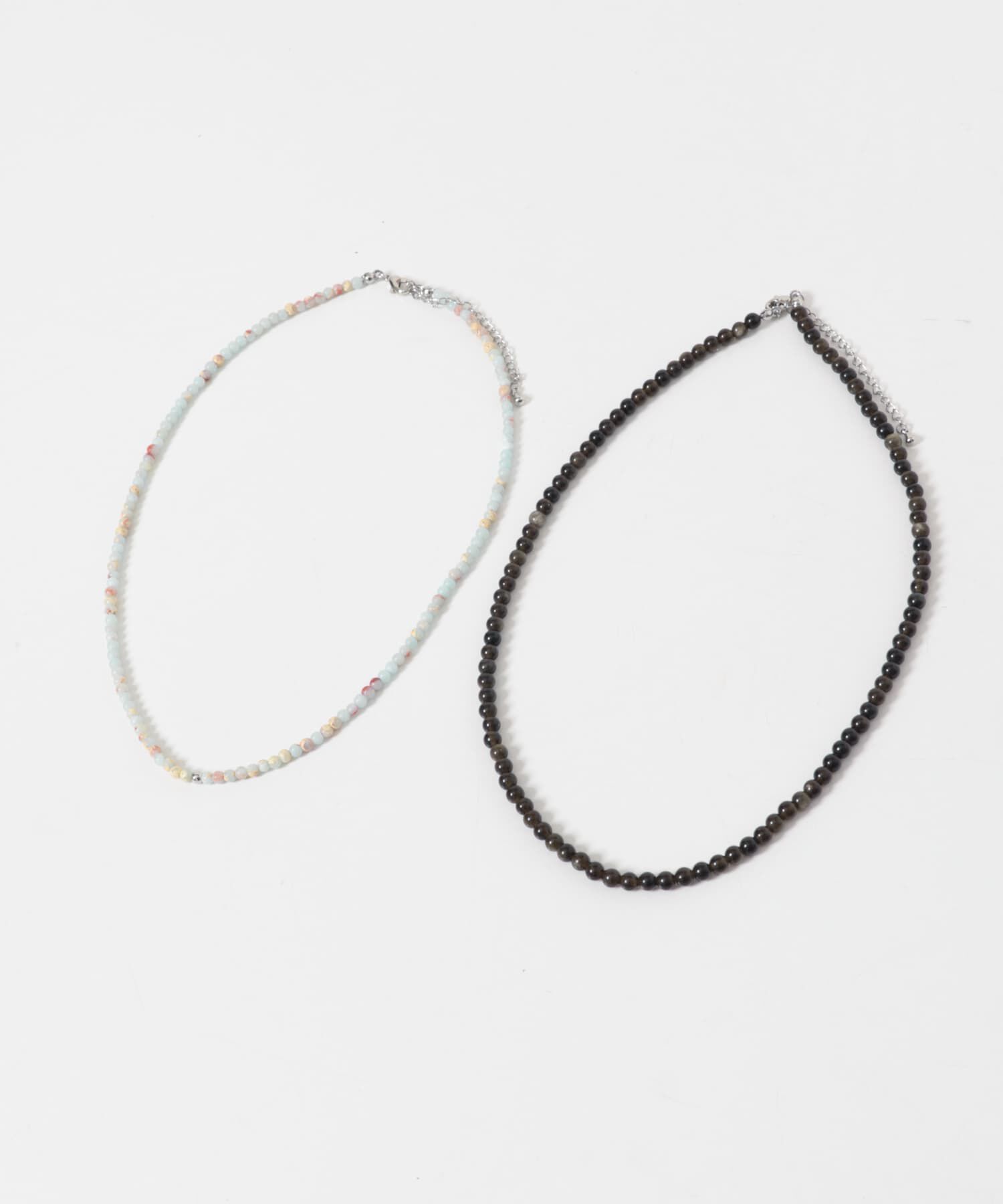  「天然石SETネックレス」|ネックレス|グリーン系その他