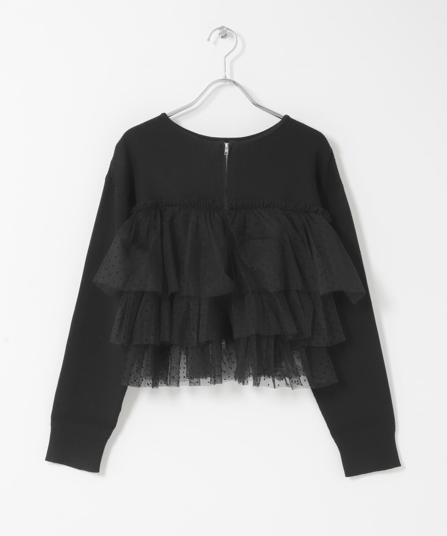 SENSE OF PLACE by URBAN RESEARCH「『洗濯可』ダブルジップフリルニットカーディガン」|ニット・セーター|