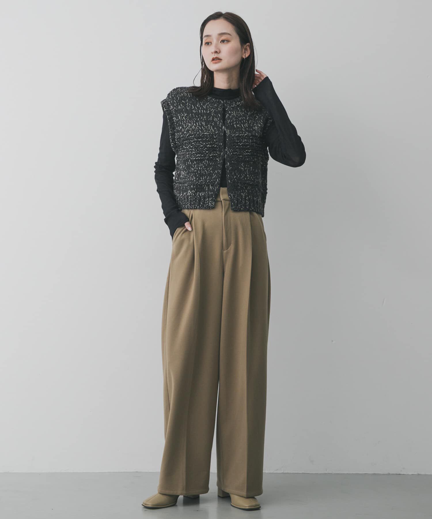 SENSE OF PLACE by URBAN RESEARCH「スクエアトウセンターシームストレッチブーツ」|ショートブーツ|