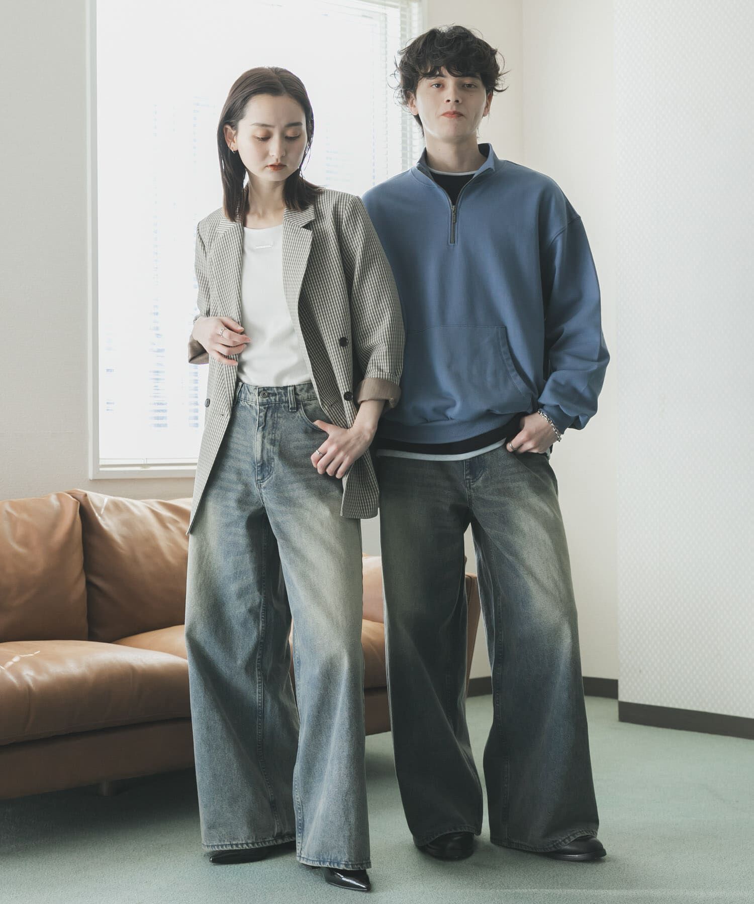 SENSE OF PLACE by URBAN RESEARCH「『一部WEB限定ｶﾗｰ』『ﾕﾆｾｯｸｽ』ｳﾞｨﾝﾃｰｼﾞﾗｲｸﾃﾞﾆﾑ 」|デニム|