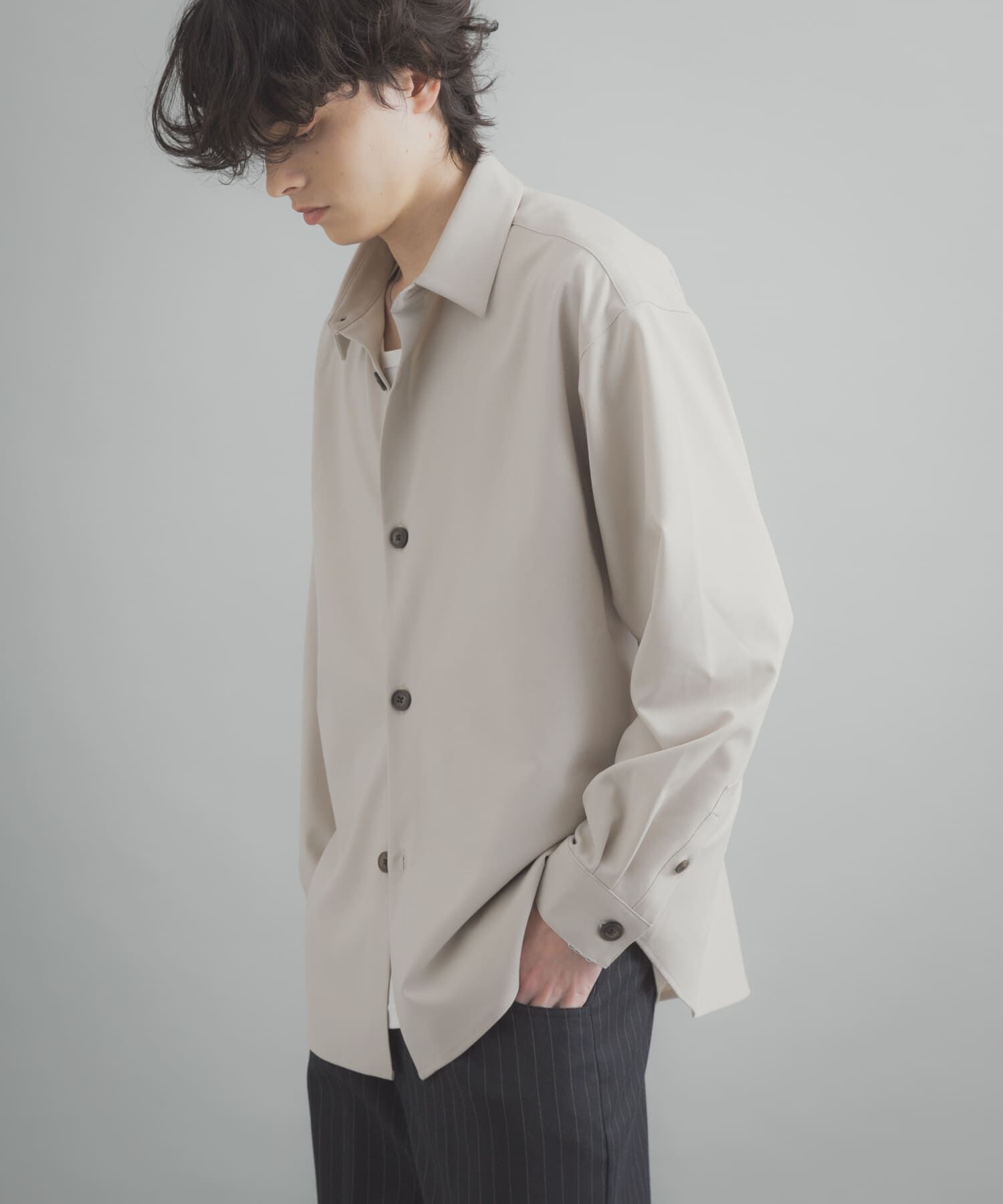 SENSE OF PLACE by URBAN RESEARCH「『ユニセックス』『イージーケア』カラールーズシャツ」|シャツ・ブラウス|