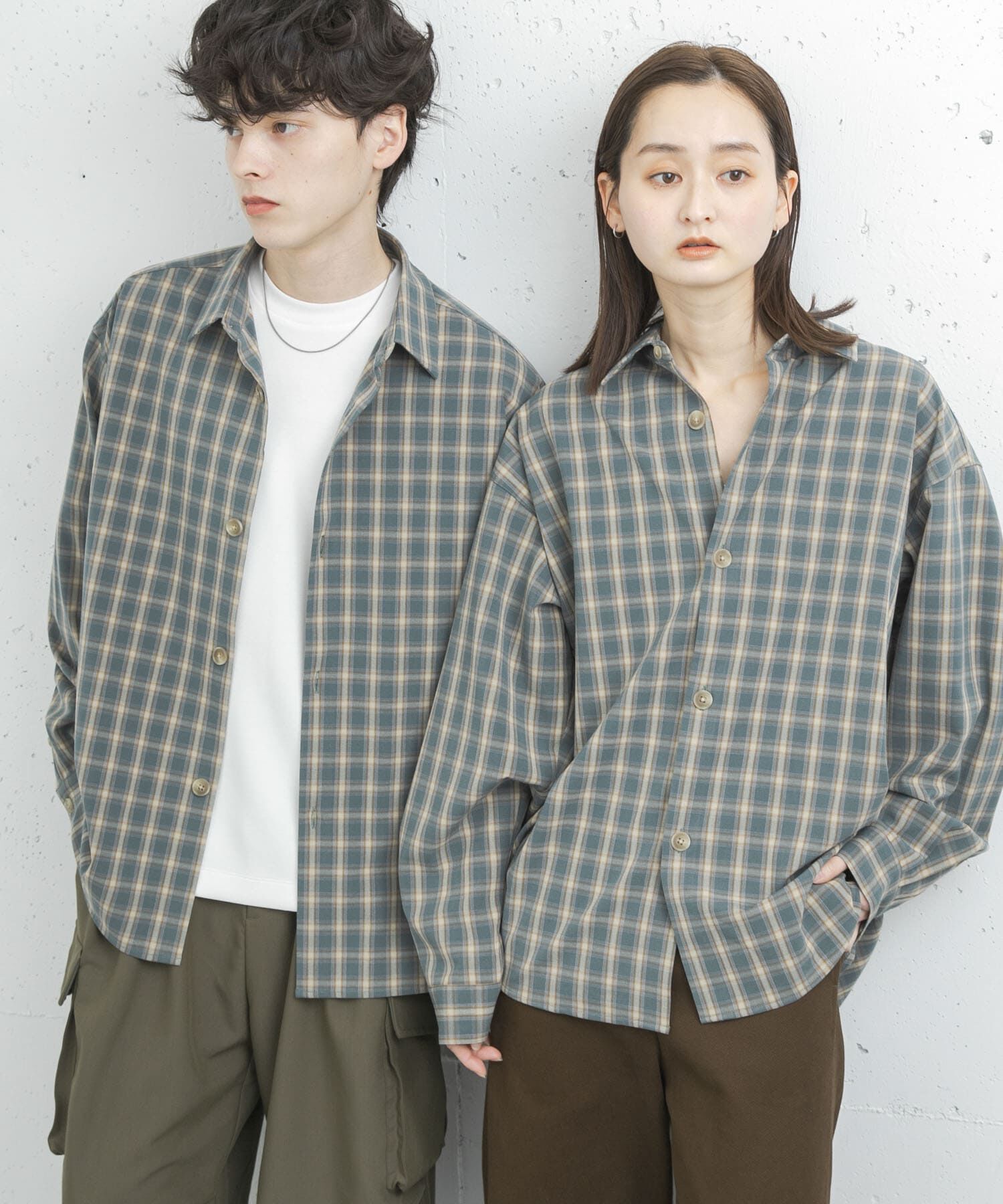 SENSE OF PLACE by URBAN RESEARCH「『ユニセックス』『イージーケア』カラールーズシャツ」|シャツ・ブラウス|