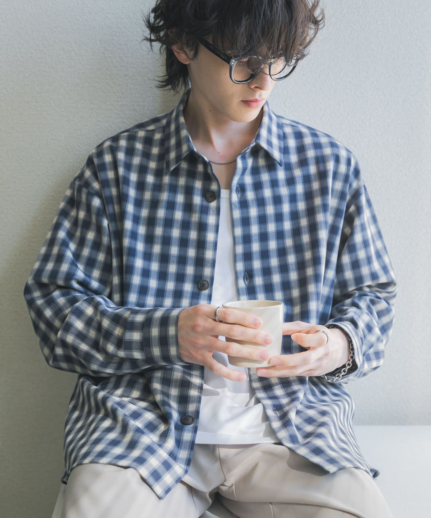 SENSE OF PLACE by URBAN RESEARCH「『ユニセックス』『イージーケア』カラールーズシャツ」|シャツ・ブラウス|