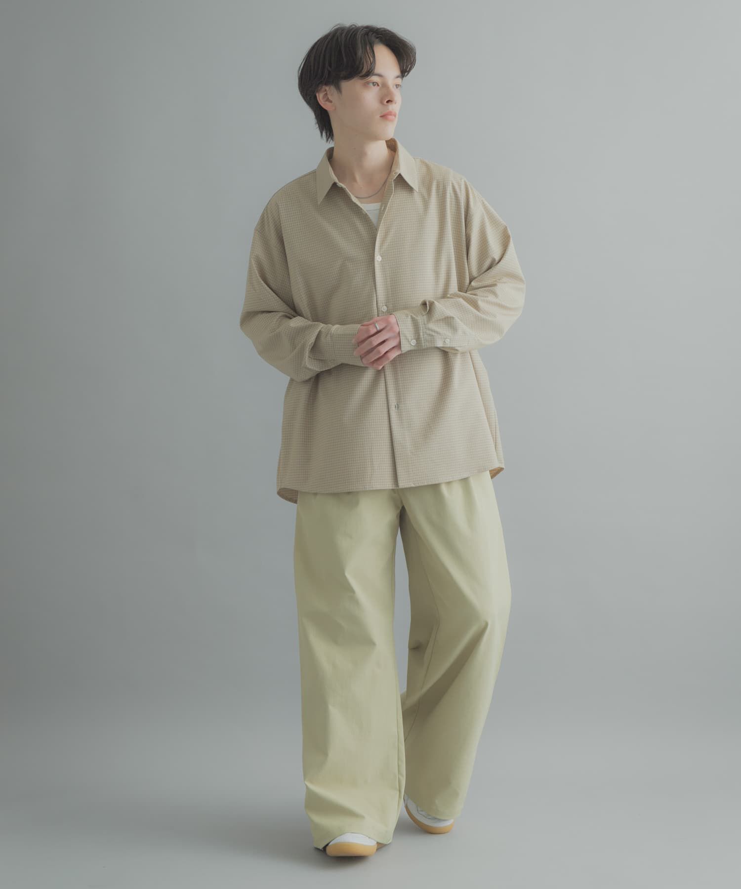 SENSE OF PLACE by URBAN RESEARCH「マイクロチェックレギュラーカラーシャツ」|シャツ・ブラウス|