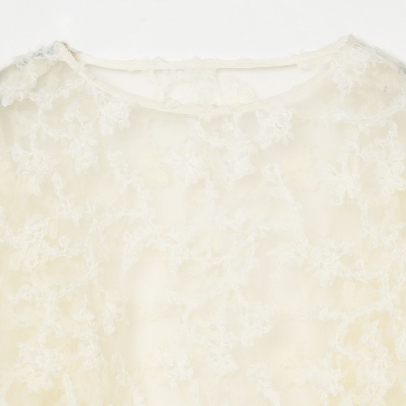 HELIOPOLE「HELIOPOLE FLORAL PATTERN SHEER BLOUSE」|シャツ・ブラウス|