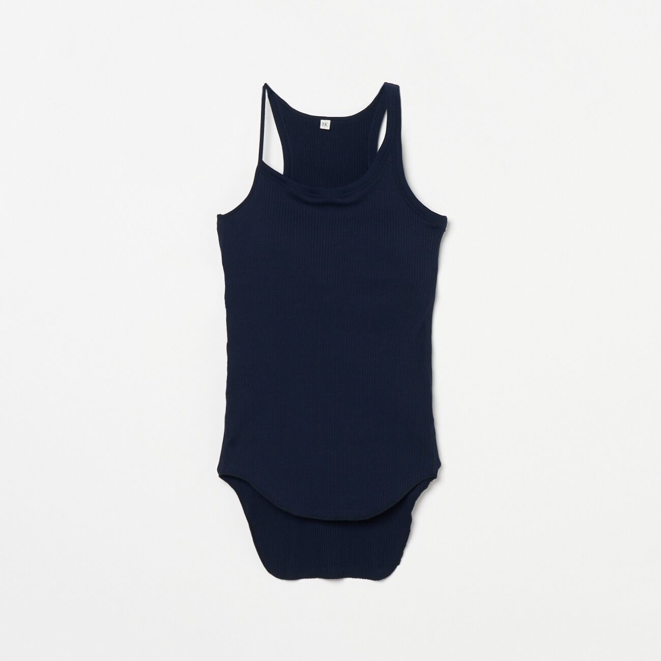  「HAKUJI Organic cotton asymmetry bra」|Tシャツ・カットソー|ネイビー