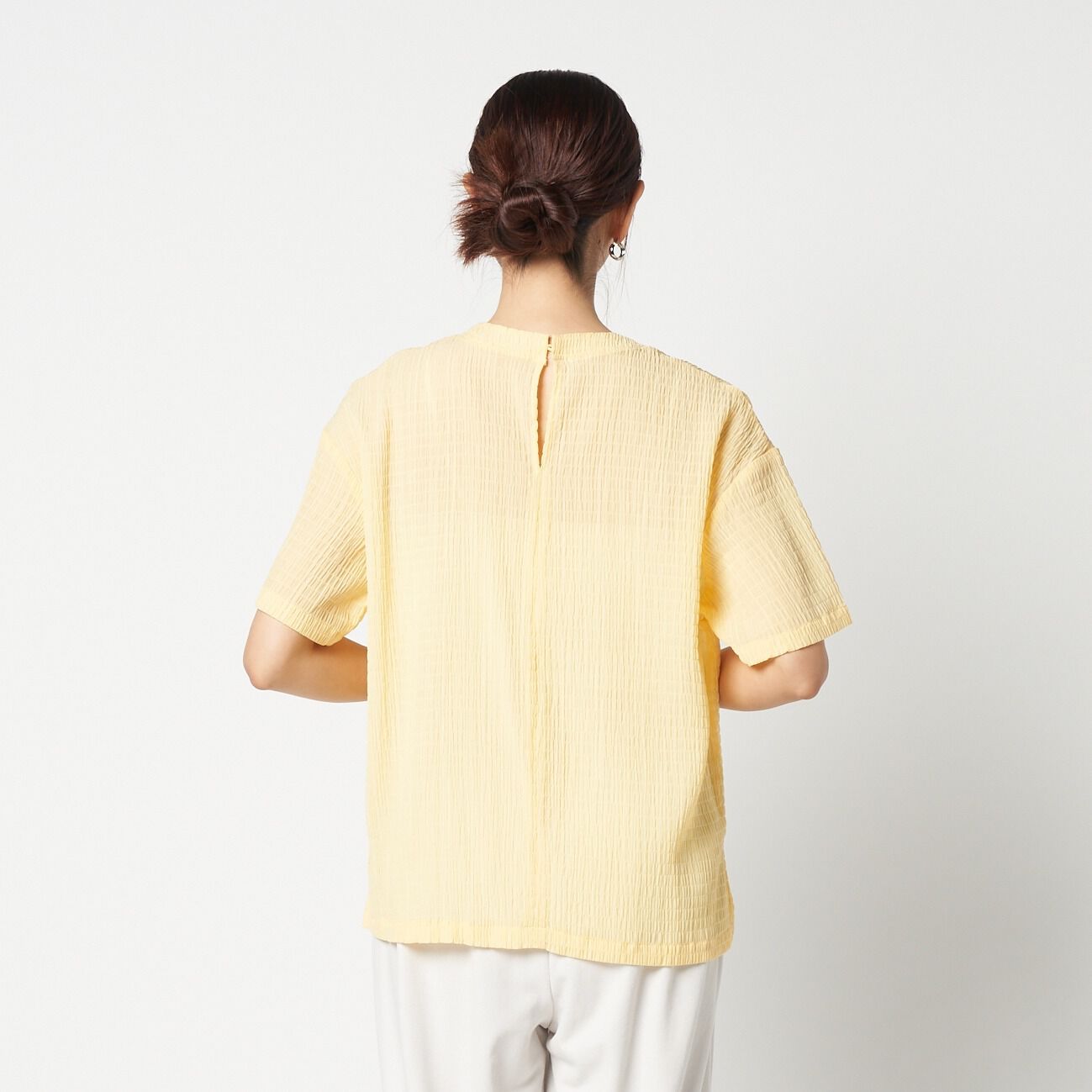 HELIOPOLE「HELIOPOLE SEERSUCKER TEE BLOUSE」|シャツ・ブラウス|