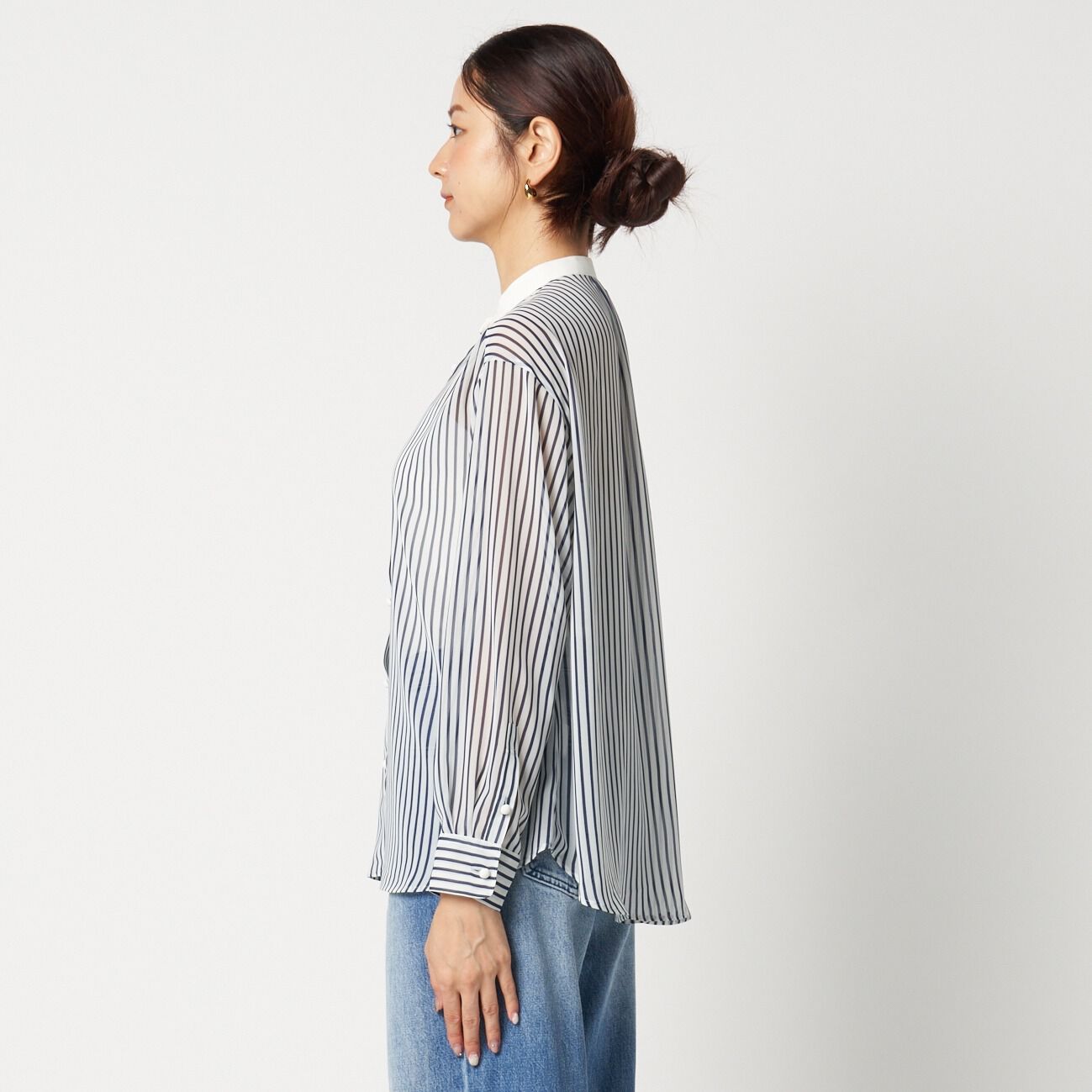 HELIOPOLE「HELIOPOLE the EDITOR SHIRT (CHIFFON)」|シャツ・ブラウス|