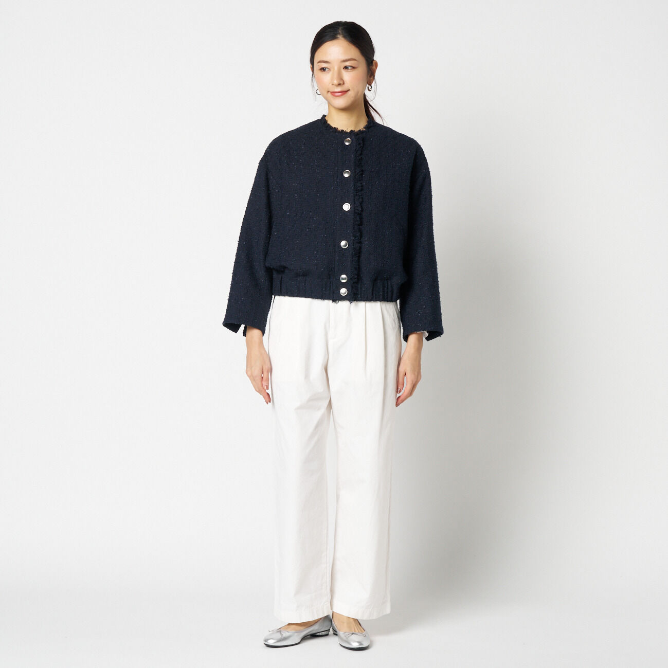 HELIOPOLE「HELIOPOLE TWEED BLOUSON」|ブルゾン・スタジャン|