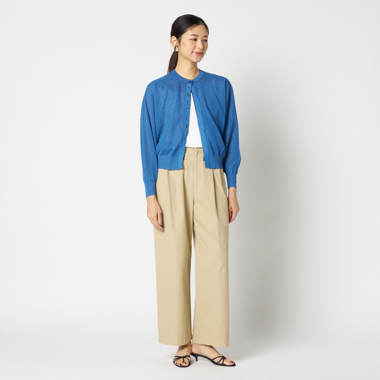 HELIOPOLE「HELIOPOLE LAYERED KNIT REVERSIBLE GARDIGAN」|ニット・セーター|