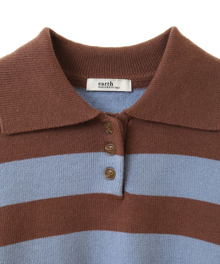 earth music&ecology「ラガーニット」|ニット・セーター|