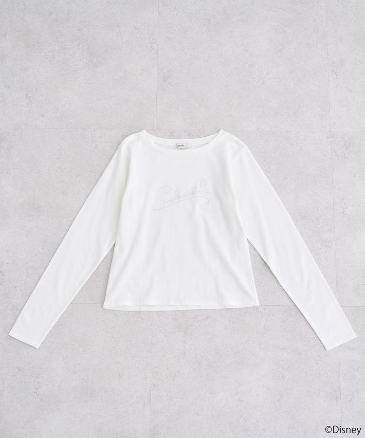 earth music&ecology「シンデレラ/ビジューロゴプルオーバー」|Tシャツ・カットソー|