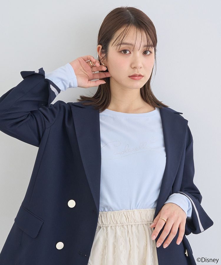 earth music&ecology「シンデレラ/ビジューロゴプルオーバー」|Tシャツ・カットソー|