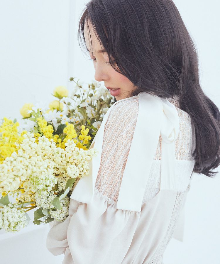 earth music&ecology「レースドッキングプルオーバー」|Tシャツ・カットソー|