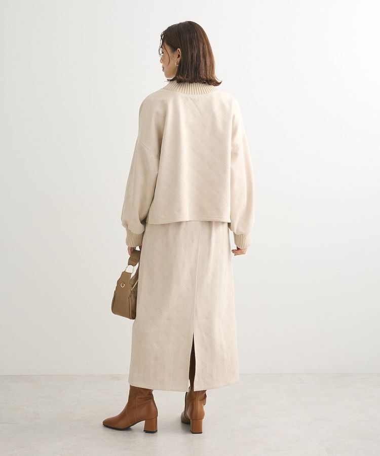 Green Parks「・ELENCARE DUE エンボスナロースカート」|タイト|