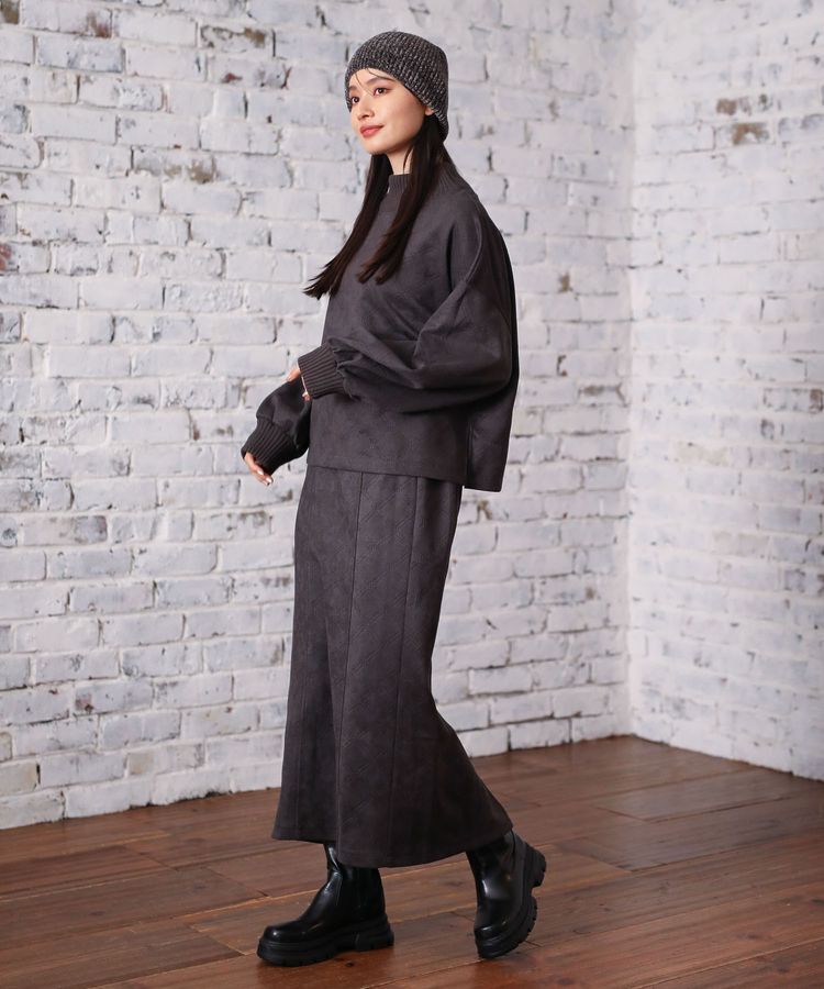 Green Parks「・ELENCARE DUE エンボスプルオーバー」|Tシャツ・カットソー|