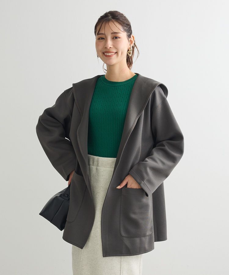 Green Parks「プチケーブルクルーネックニットプルオーバー」|ニット・セーター|