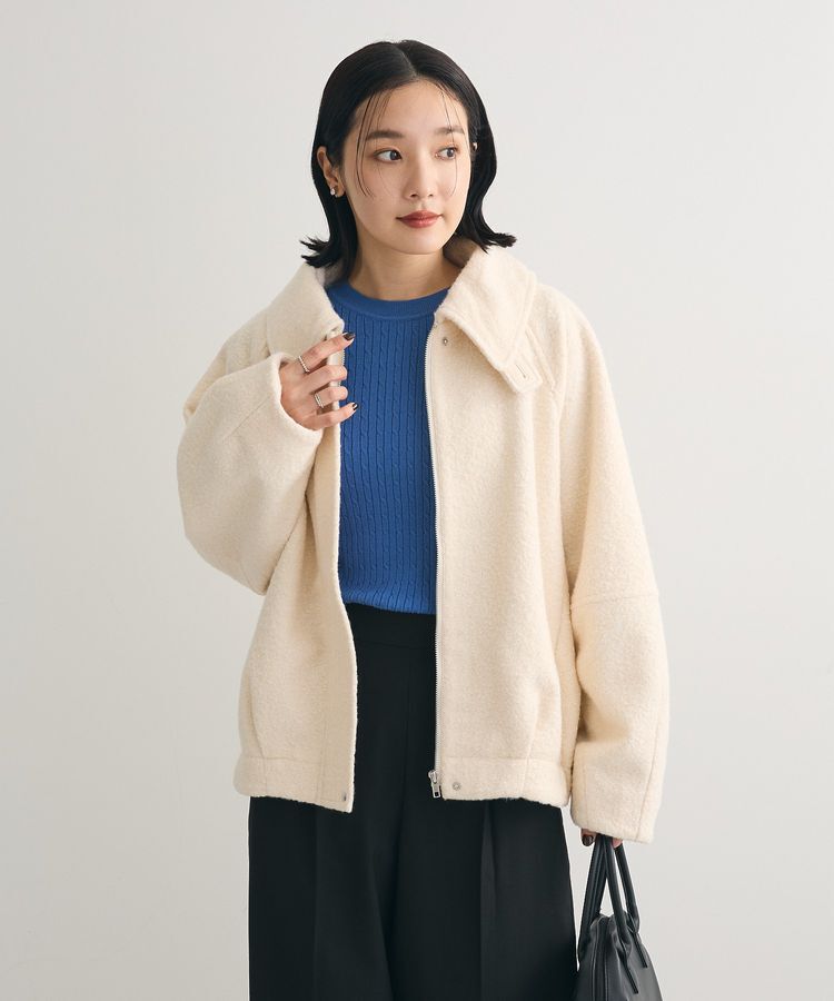 Green Parks「プチケーブルクルーネックニットプルオーバー」|ニット・セーター|