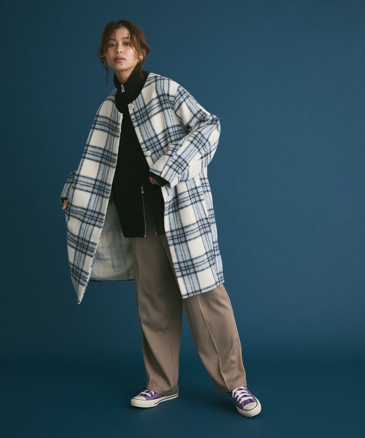 Green Parks「シャギーノーカラーコート」|その他|