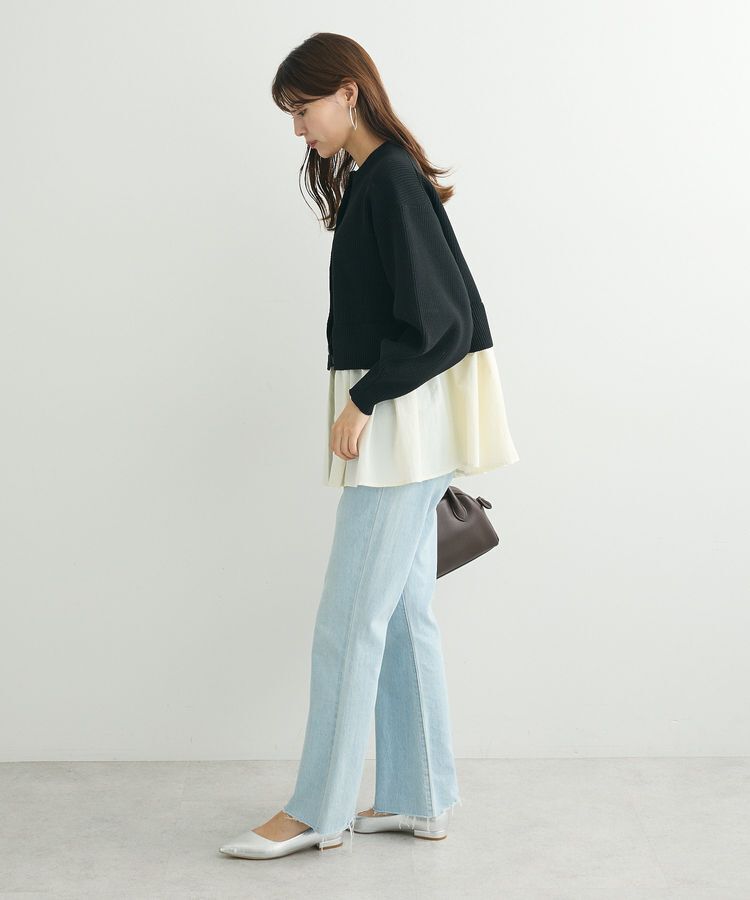 Green Parks「・ELENCARE DUE スソレイヤーニットカーディガン」|カーディガン|