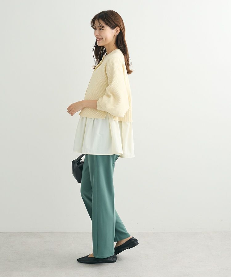 Green Parks「・ELENCARE DUE スソレイヤーニットカーディガン」|カーディガン|