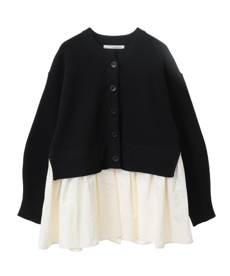 Green Parks「・ELENCARE DUE スソレイヤーニットカーディガン」|カーディガン|