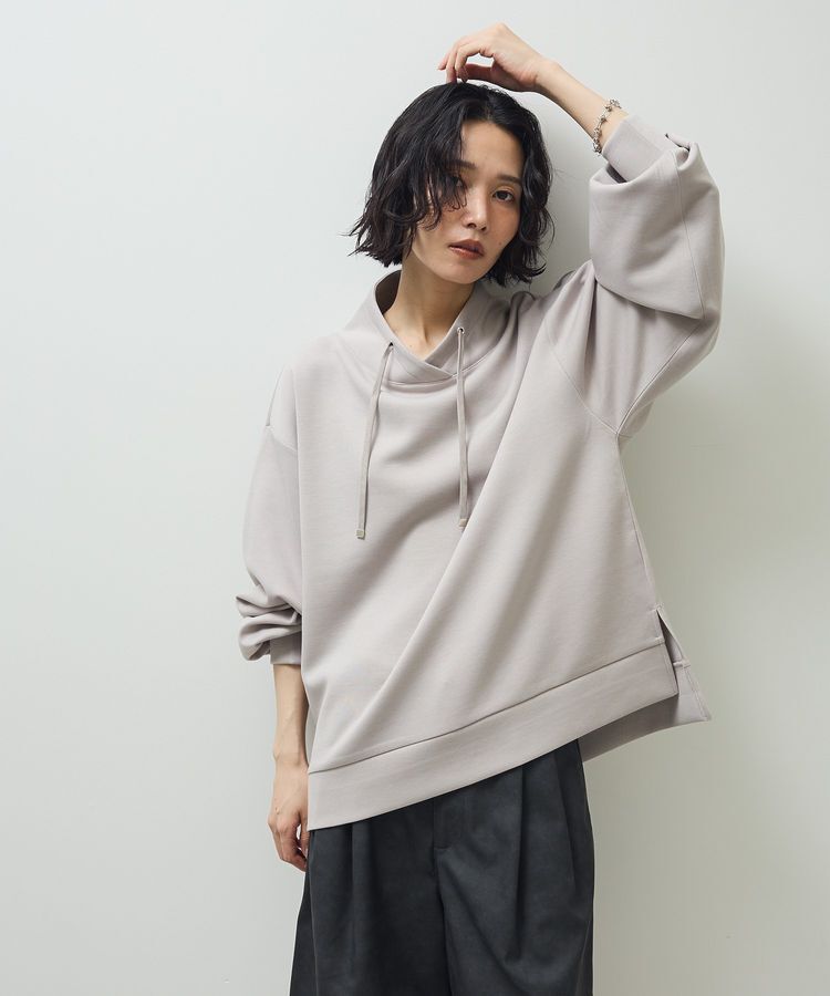 Green Parks「ダンボール抜け衿プルオーバー」|スウェット・ジャージ|Gray Beige