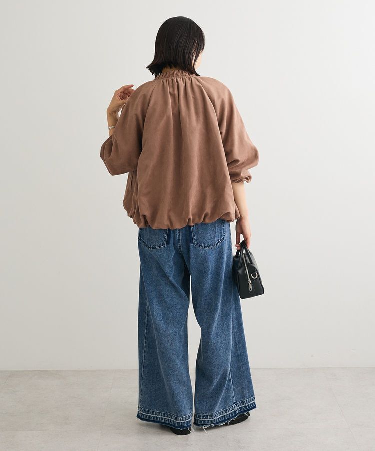 Green Parks「スウェードライクギャザーブルゾン」|ブルゾン・スタジャン|