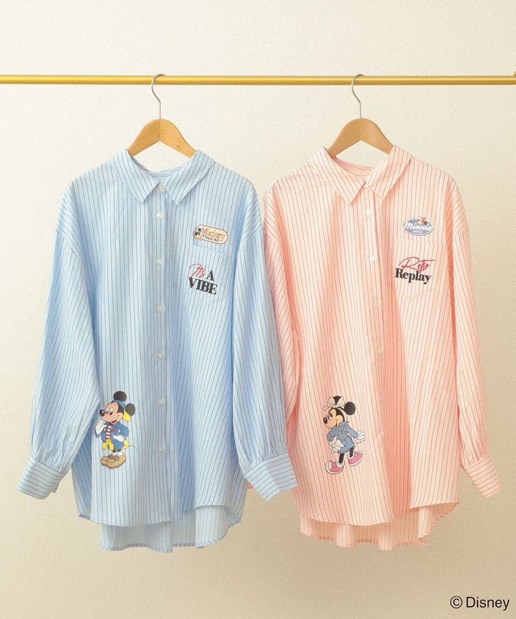 Green Parks「ミッキー＆フレンズ/オーバーサイズシャツ」|シャツ・ブラウス|