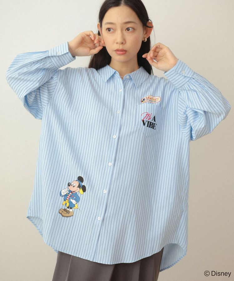 Green Parks「ミッキー＆フレンズ/オーバーサイズシャツ」|シャツ・ブラウス|