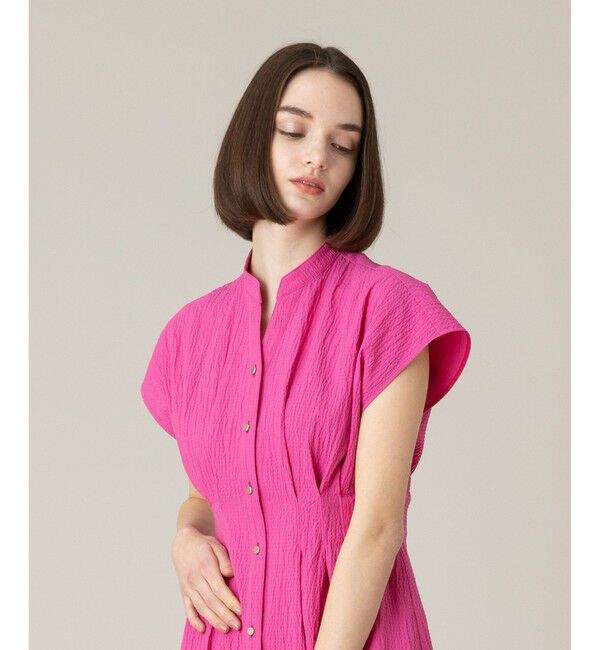 LOULOU WILLOUGHBY「【LOULOU WILLOUGHBY】リップルタックワンピース」|ワンピース|